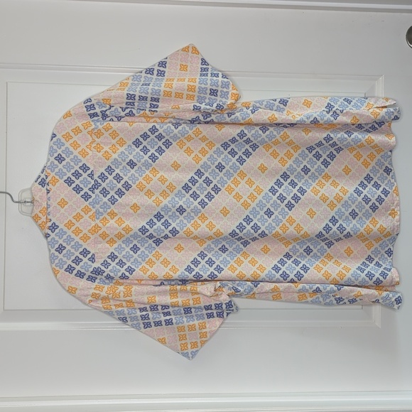 Club Room Colorful Geometric Men's Lightweight Classic Button Down Shirt XL - Picture 7 of 12